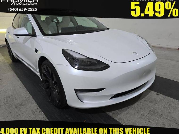 TESLA MODEL 3 2022 5YJ3E1EC8NF208319 image